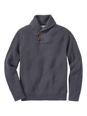 Duluth Trading Co. Men's Duluth Brigadier Shawl Collar Sweater Blue Size 3XL
